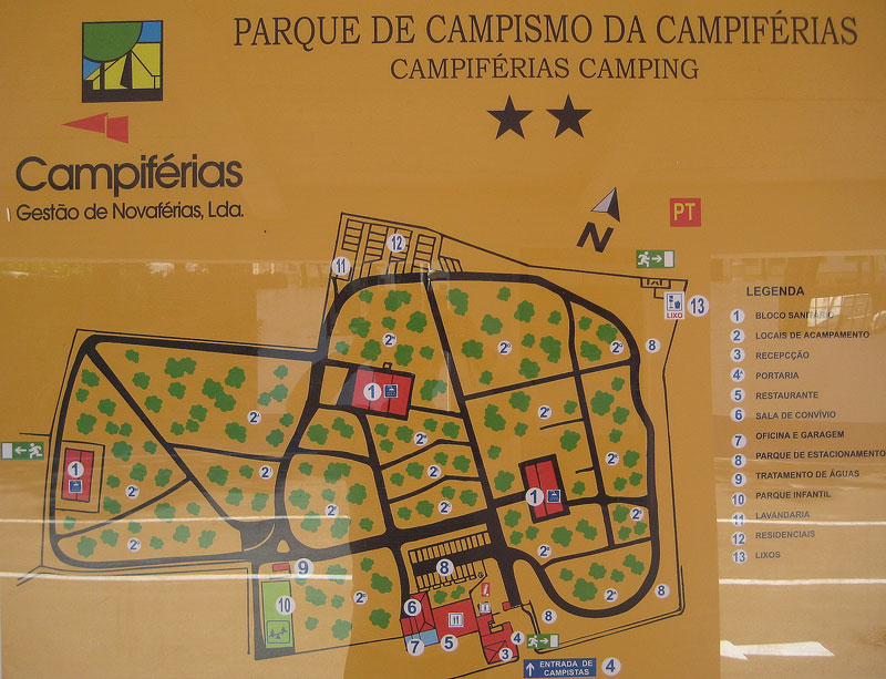 Veja a Planta do parque